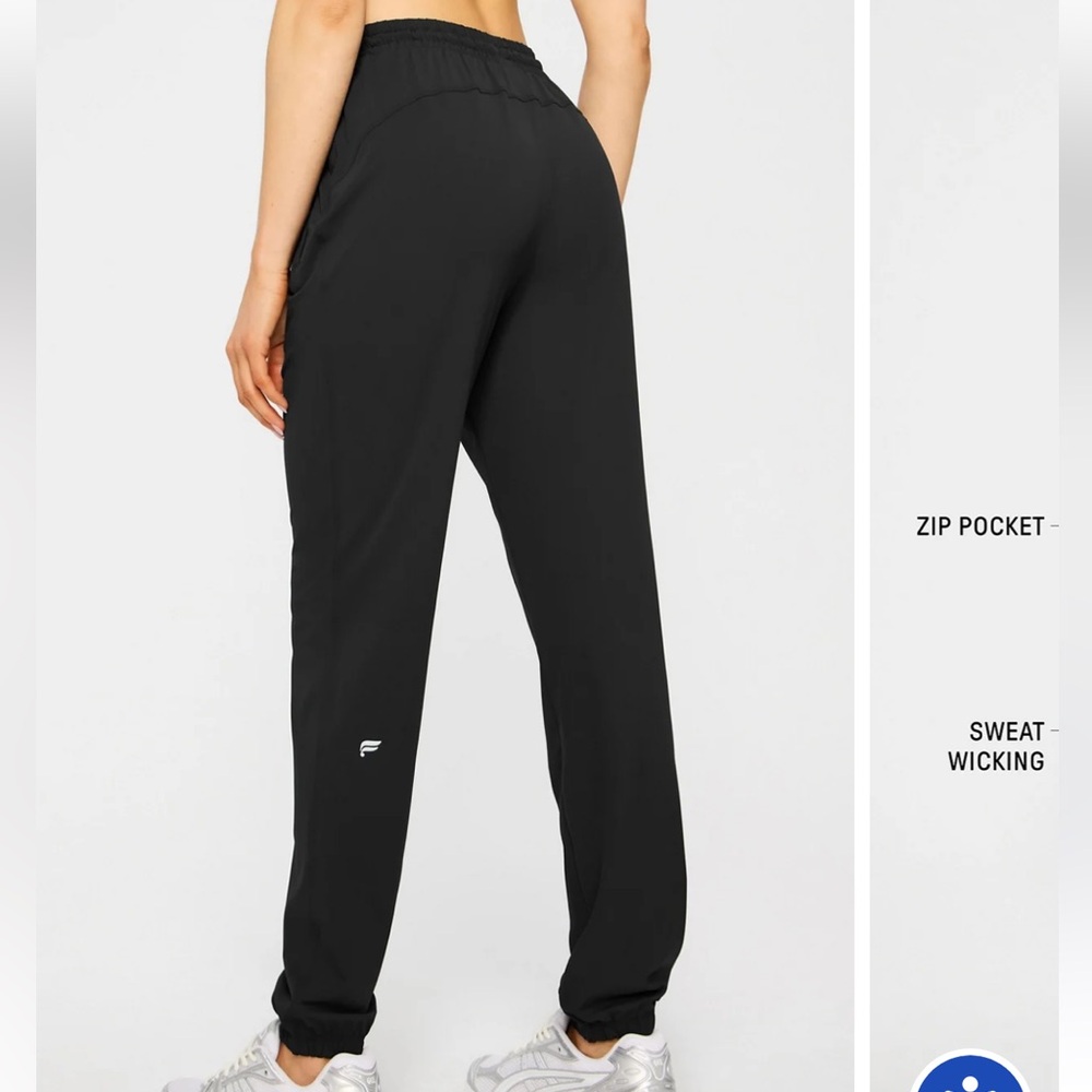 Fabletics All Day Black Women's Joggers - Picture 2 of 5